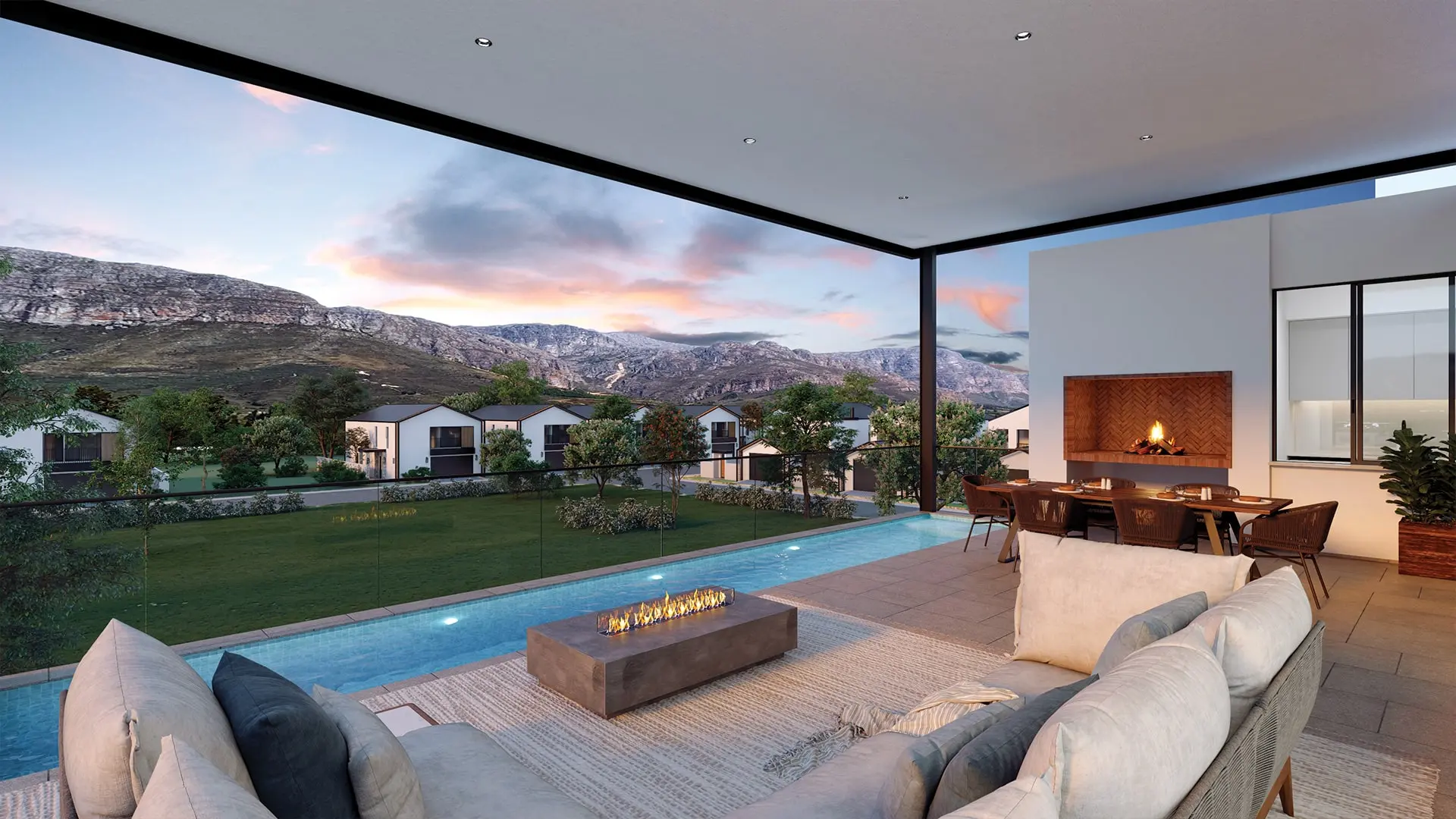Interior of a home in Drakenzicht Estate
