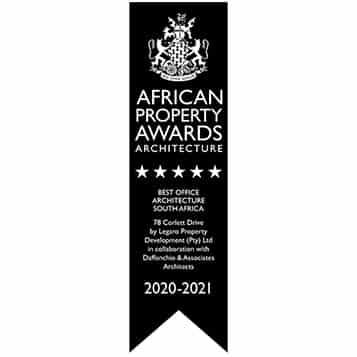 <center>2020 AFRICA AND ARABIA PROPERTY AWARDS: 78 CORLETT DRIVE</center>